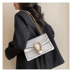Gold Chain Crossbody Bag - Piña Colada