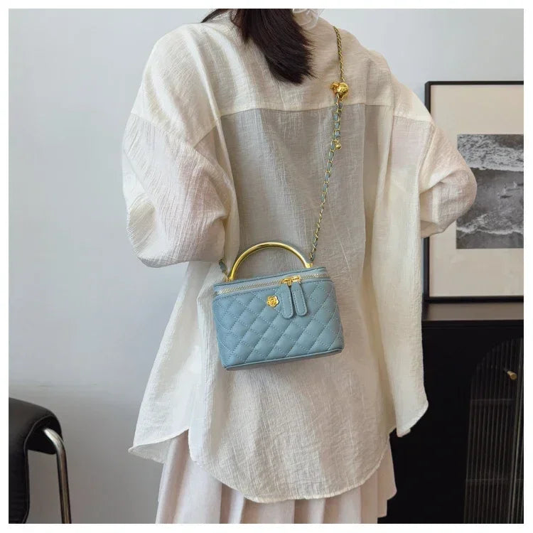 Diamond Grid Single Shoulder - Piña Colada