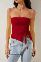 Asymmetrical Slim Off-Shoulder - Piña Colada