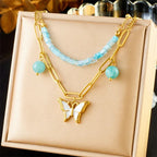 316L Stainless Steel Necklace New Trend - Piña Colada