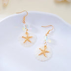 Boho Sea Shell Earrings - Piña Colada