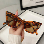 Trendy Cat Eye Mirror Sunglasses for Women - Piña Colada