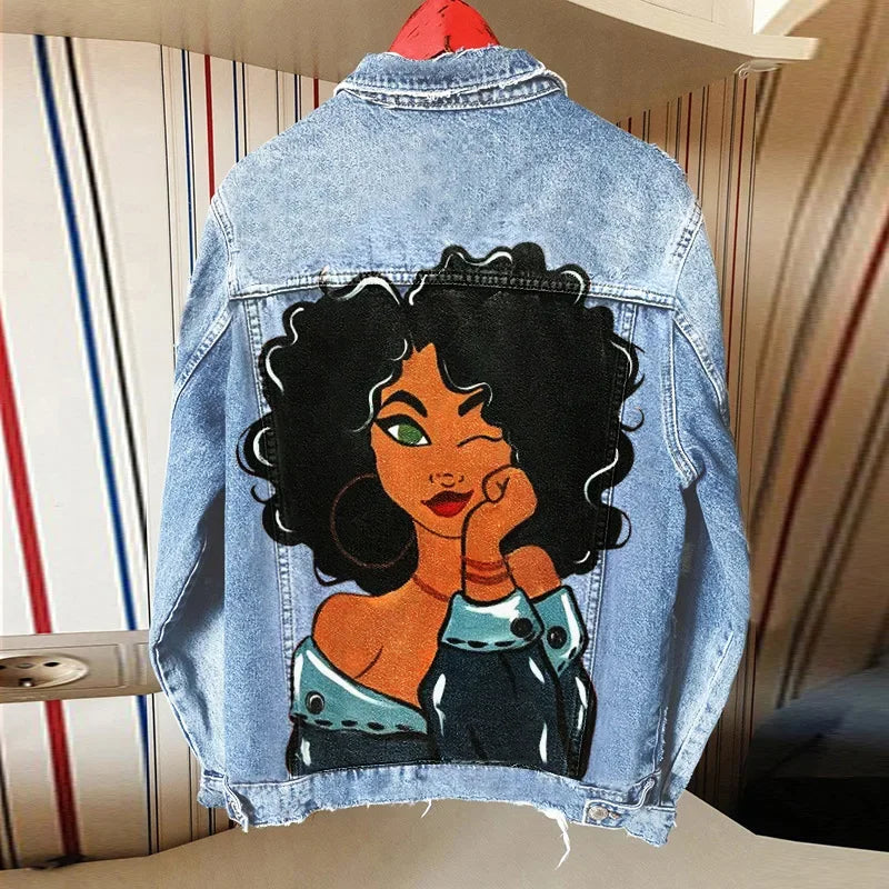 Denim Jacket Girl - Piña Colada