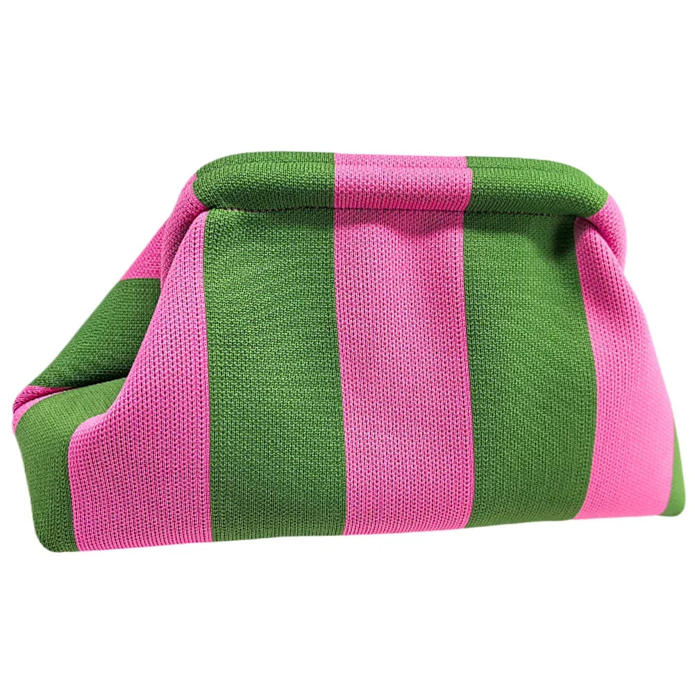 Clutch Bag Striped Color - Piña Colada