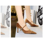 Pumps Pointed High Heels Stilettos - Piña Colada