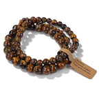 3Pcs Natural Stone Beaded Bracelets Set - Piña Colada