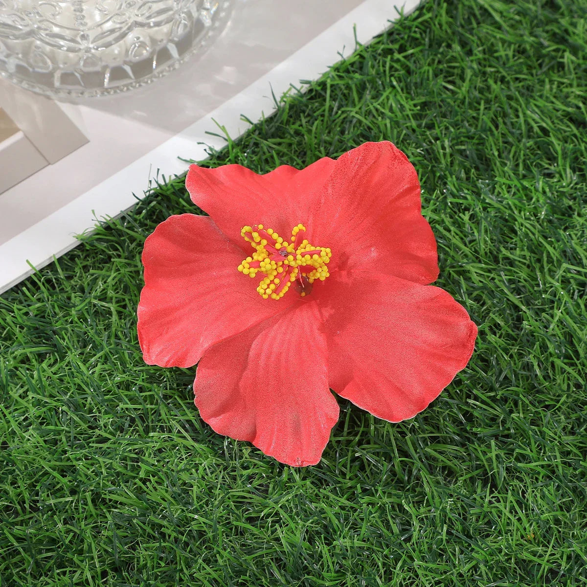 Orchid Flowers Hair Clips - Piña Colada