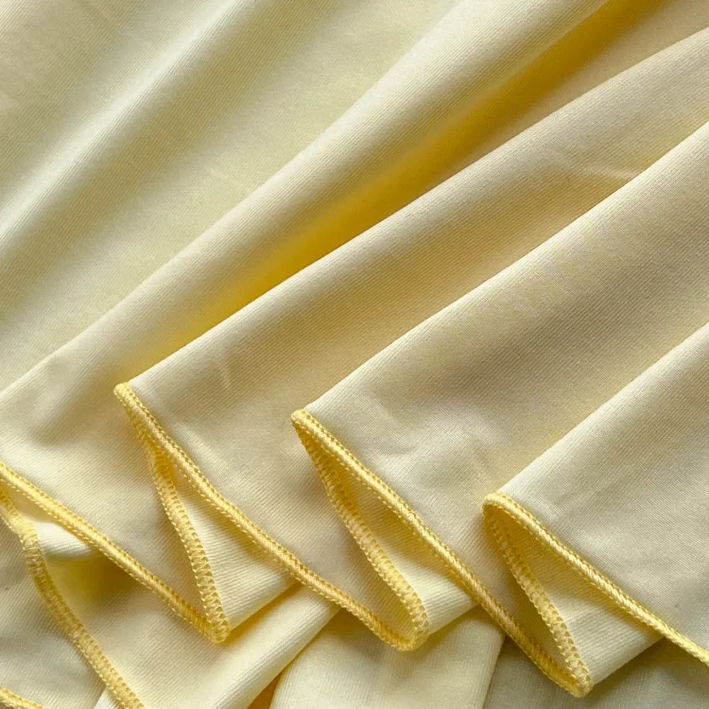 Ruffled Halter Top & Long Skirt Set - Piña Colada