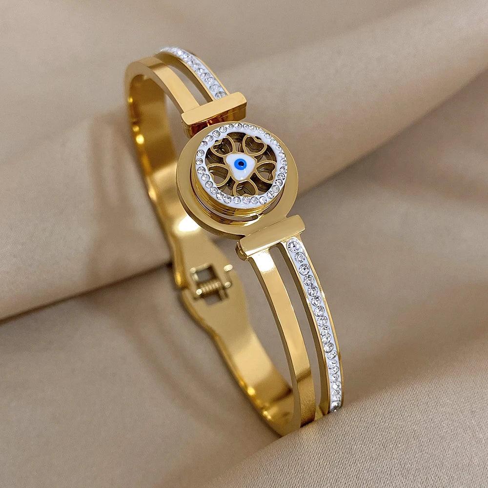 Evil Eye Bracelet Stainless Steel - Piña Colada