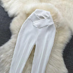 High Waist Pants - Piña Colada