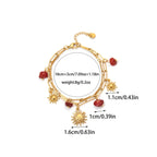 Double Layer Natural Stone Bracelet - Piña Colada