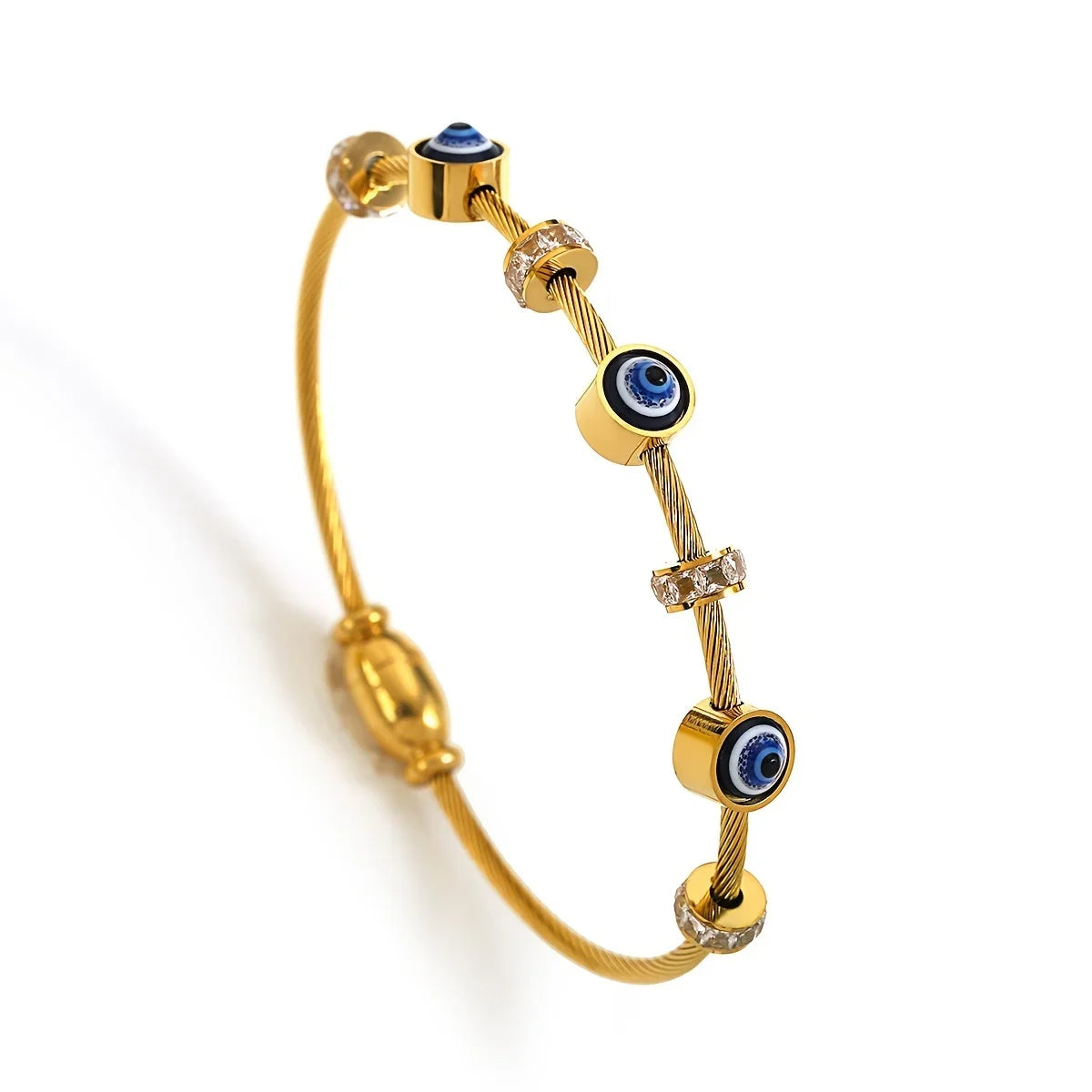 Evil Eye Bracelet Stainless Steel - Piña Colada