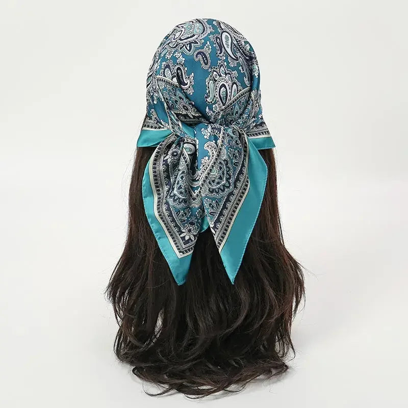 Bohemian Silk Scarf - Piña Colada