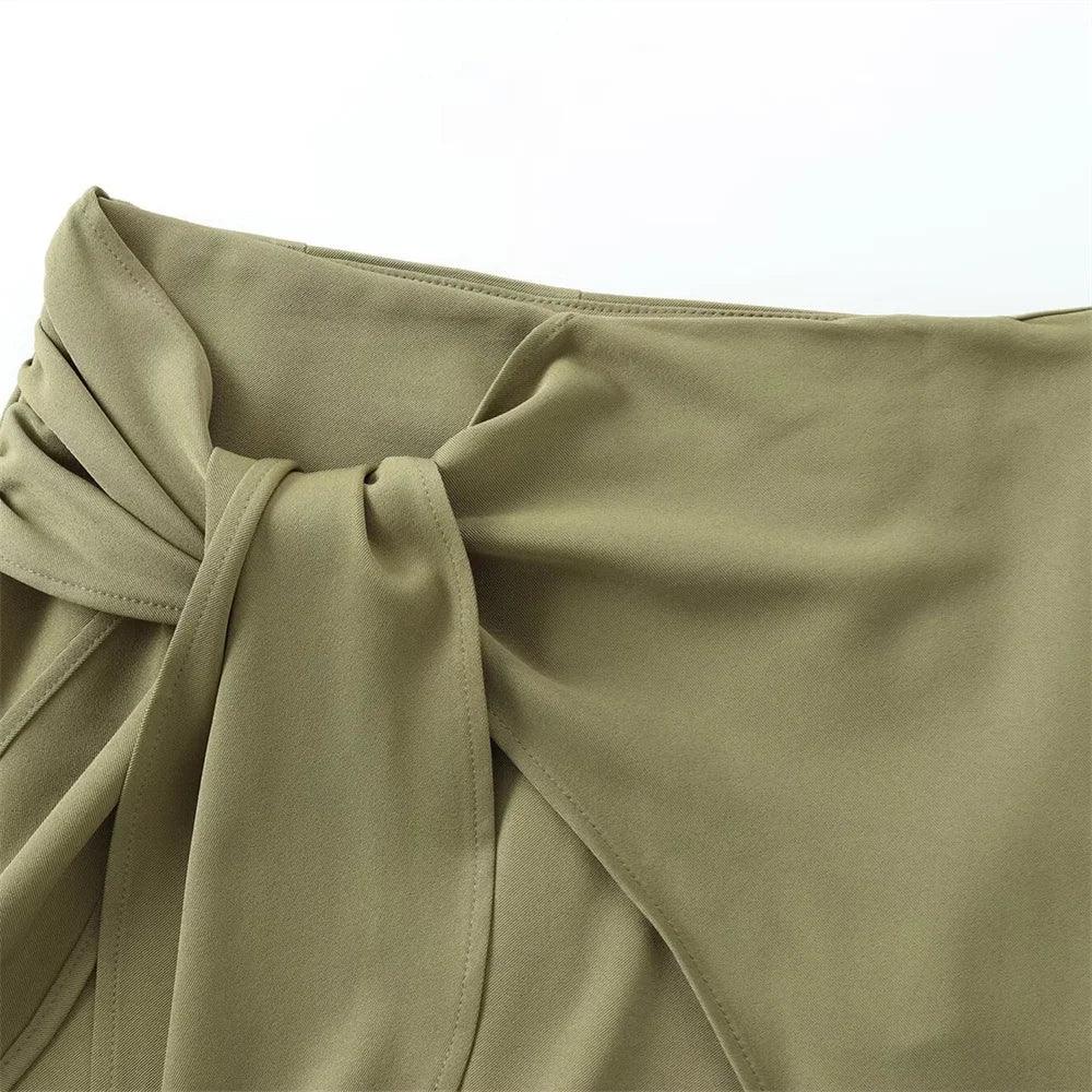 Mini skirt clean and flattering - Piña Colada