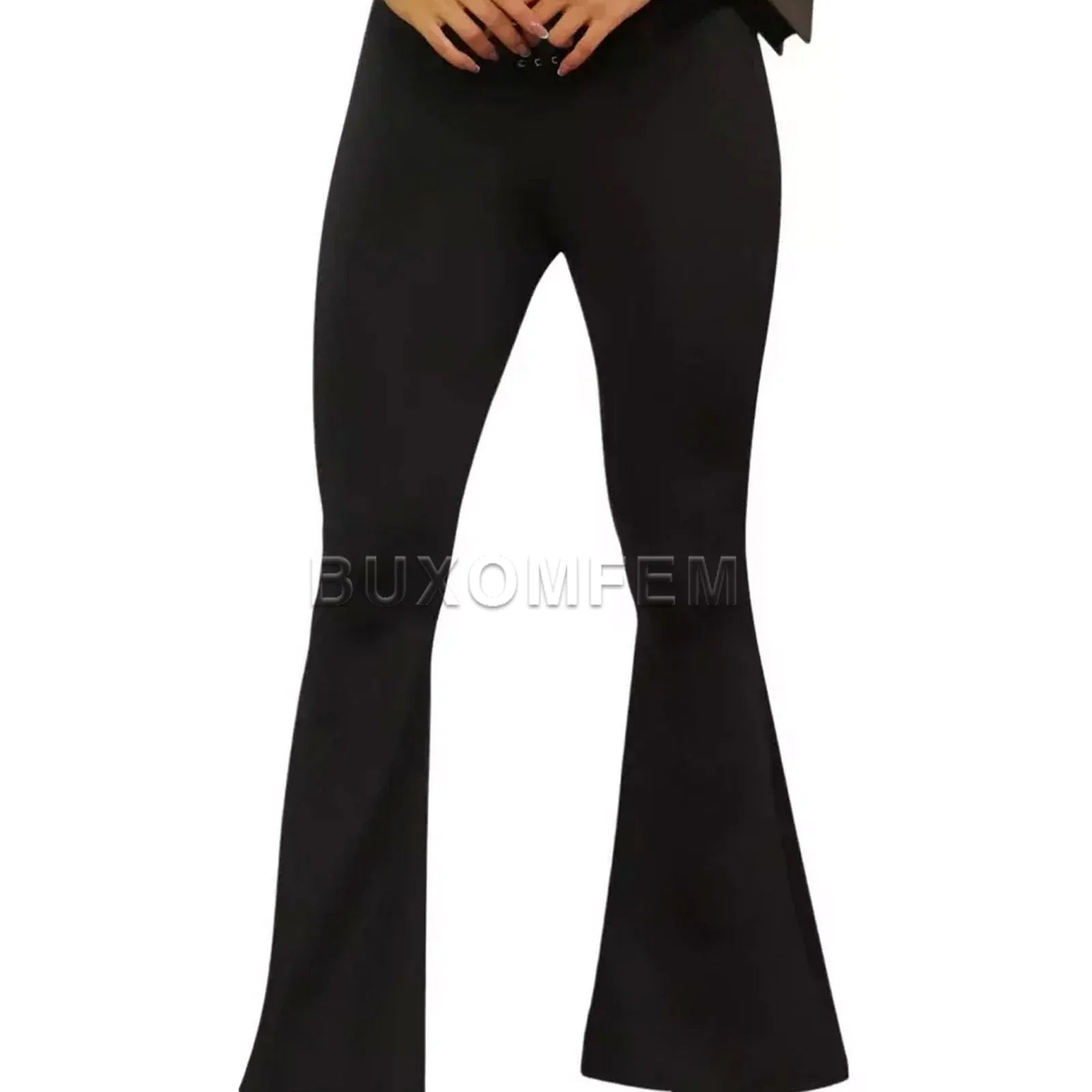 High-Waist Flare Jeans - Piña Colada