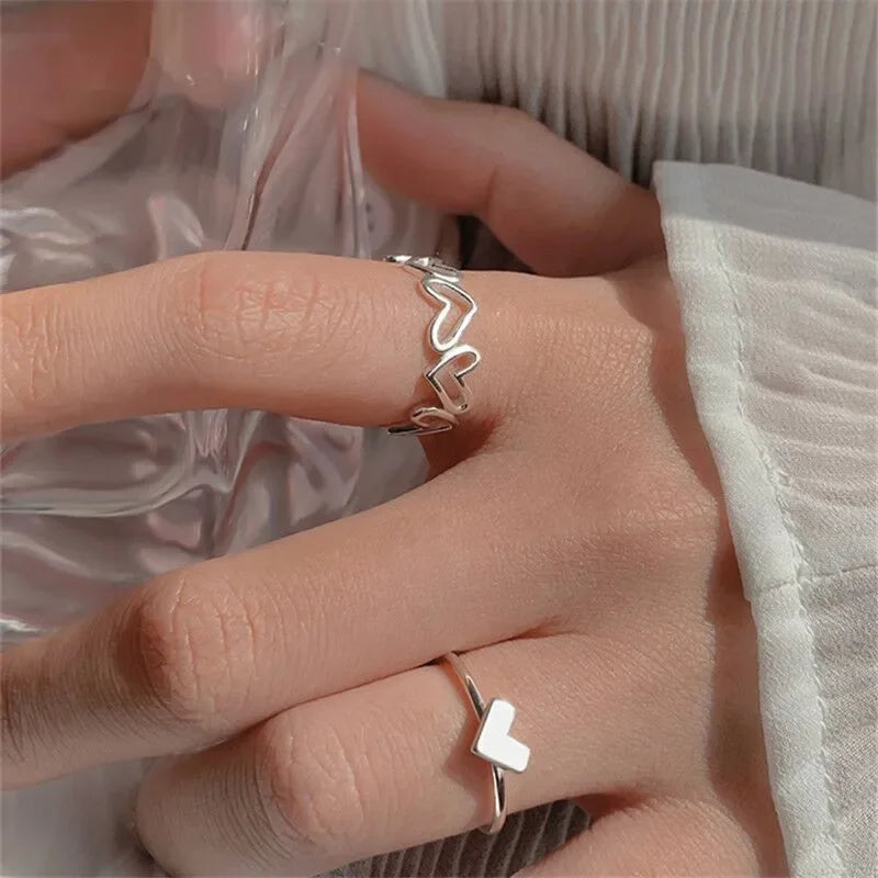 Boho Zircon Rings Set - Piña Colada