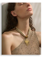 Gold Minimalist Heart Pendant Necklace