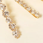 Clear Crystal Hair Pins - Piña Colada