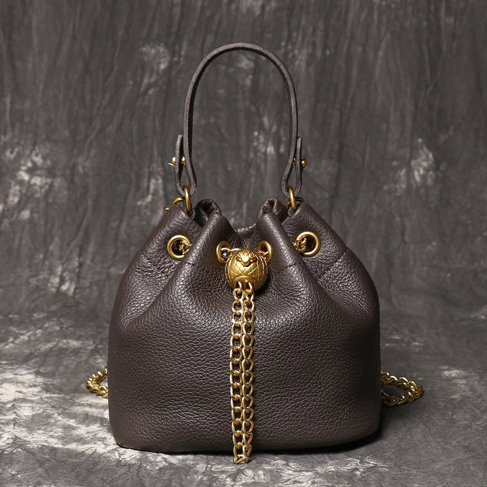 Handbag Genuine Leather - Piña Colada
