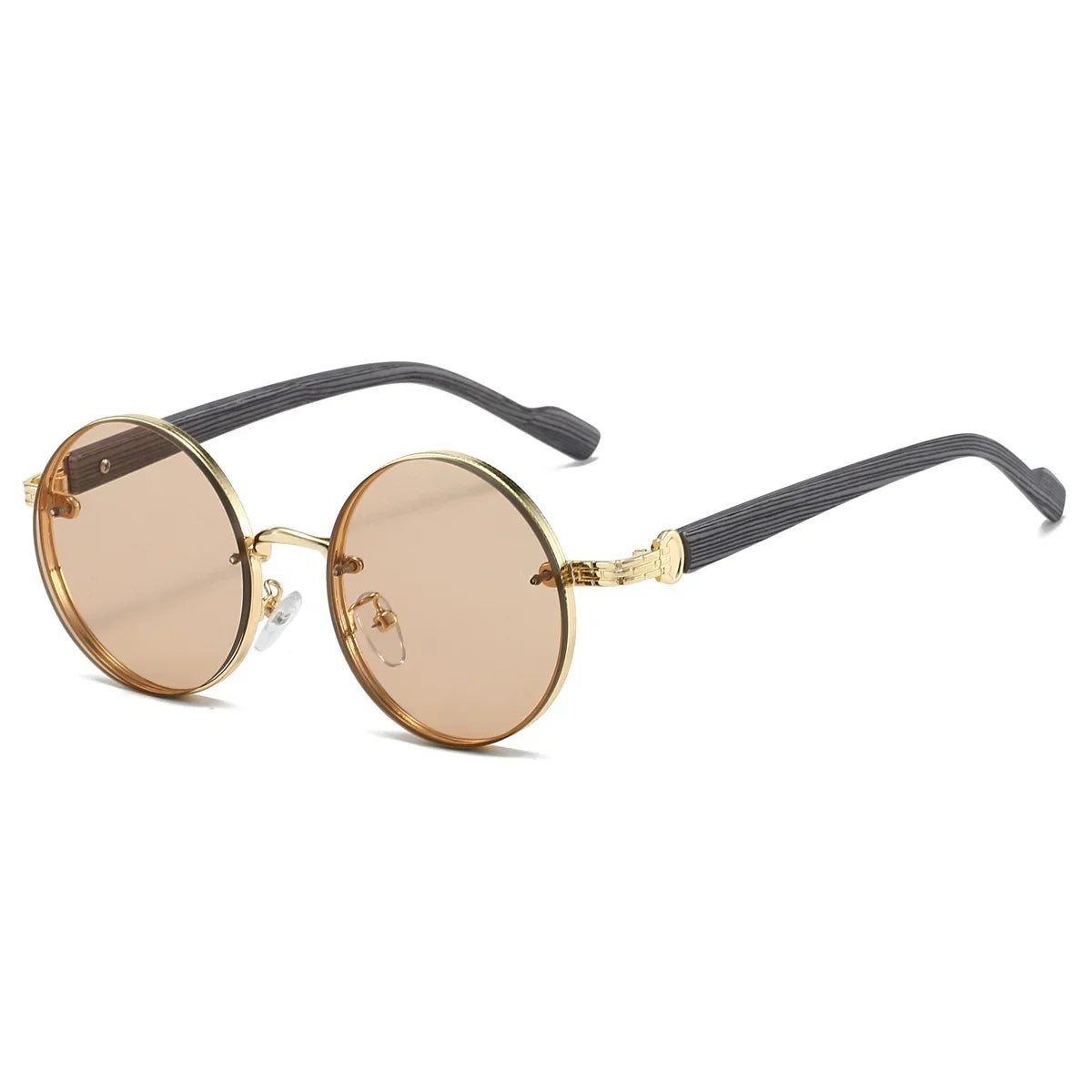 Vintage Round Sunglasses - Piña Colada