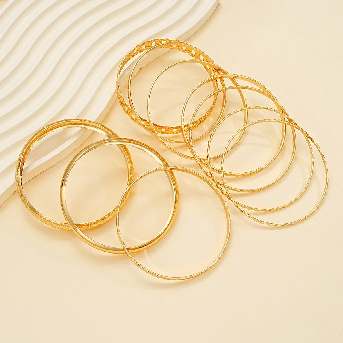 10 Pcs Multilayer Bracelets - Piña Colada