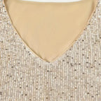 Sequins Summer Top - Piña Colada
