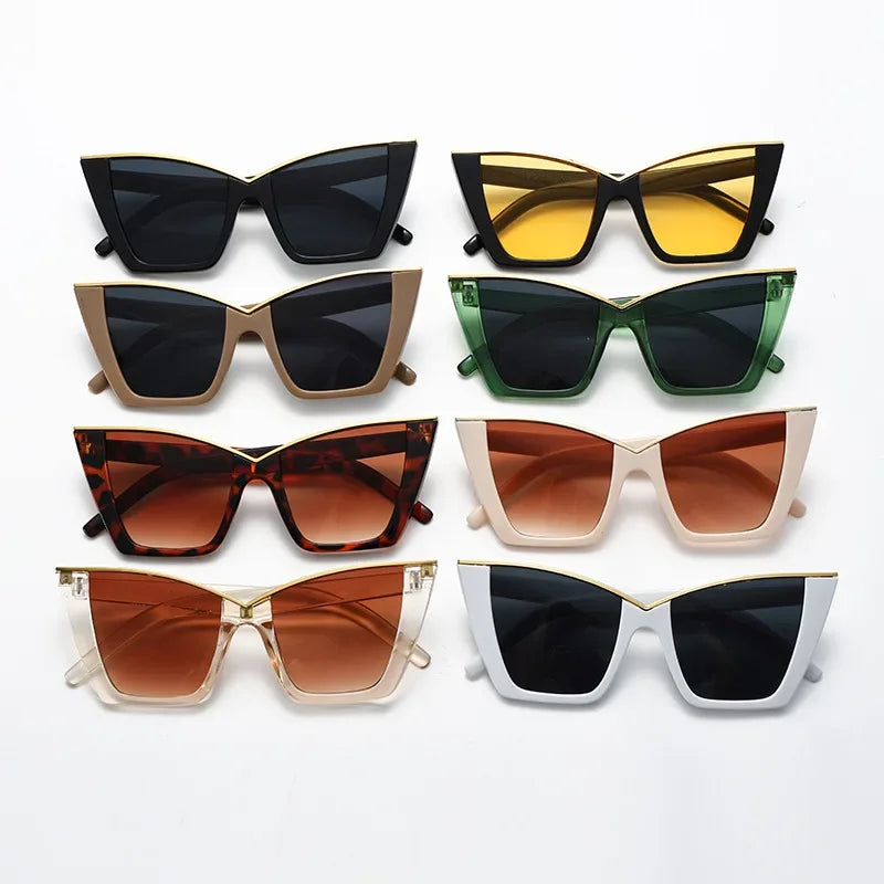 Vintage Cat Eye Sunglasses - Piña Colada