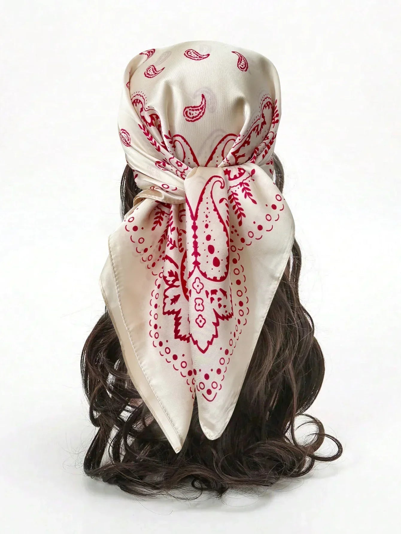 Silk Square Scarf Spring - Piña Colada