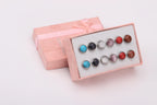 FLowers 6Pairs Earring - Piña Colada