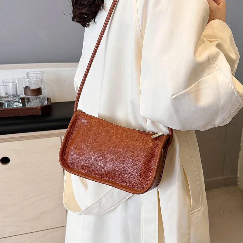 Leather Crossbody Bags - Piña Colada
