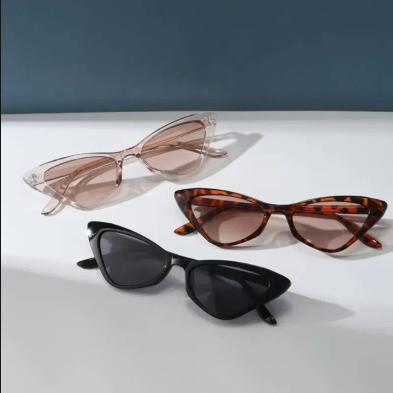 3 Pairs Small Cat Eye Sunglasses - Piña Colada