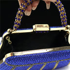 CLUTCH GLITTER BAG FOR EVENING - Piña Colada