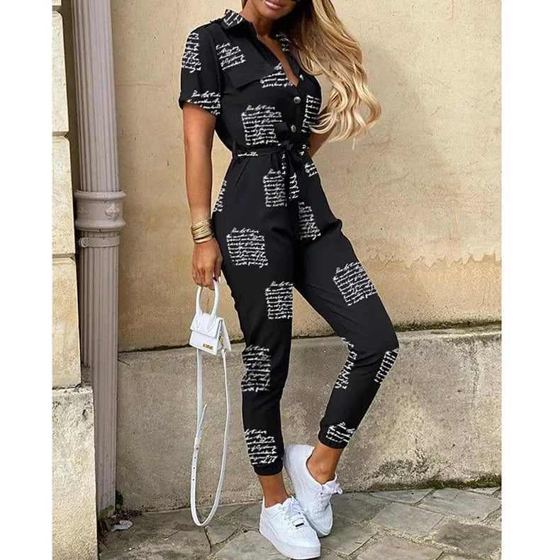 Monochrome Jumpsuit - Piña Colada