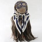 Bohemian Silk Scarf - Piña Colada