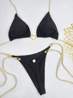 Bikini Low Waist Lace-up - Piña Colada