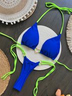 Tropical Vibe Printed Bikini Set - Piña Colada