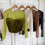 Velvet Short Top - Piña Colada