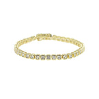 Zirconia Tennis Chain Bracelet - Piña Colada