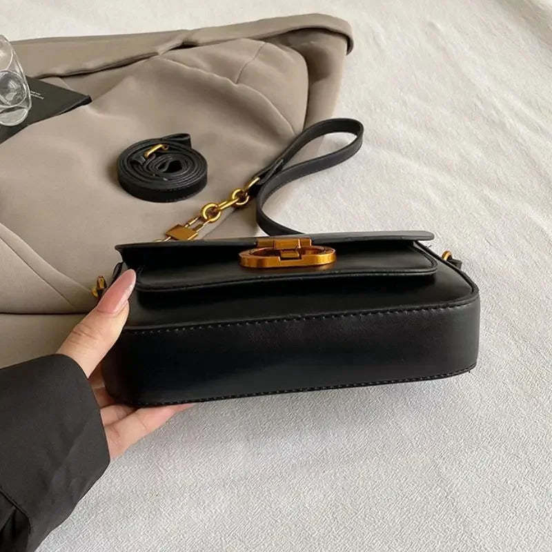 Casual Leather Satchel Bag for Women - Piña Colada