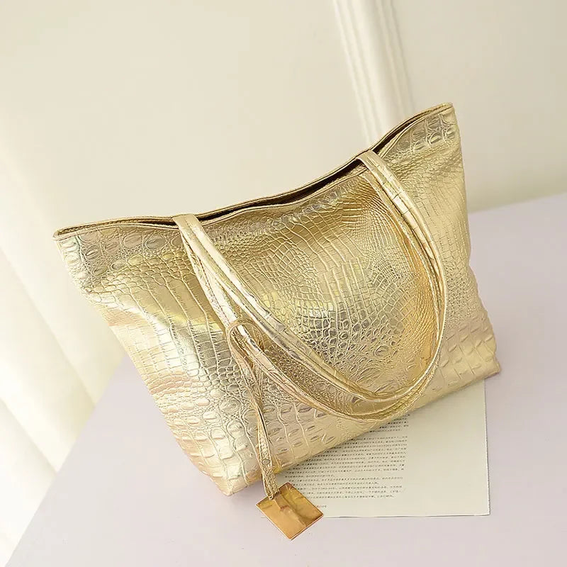 Shoulder Bags Crocodile - Piña Colada