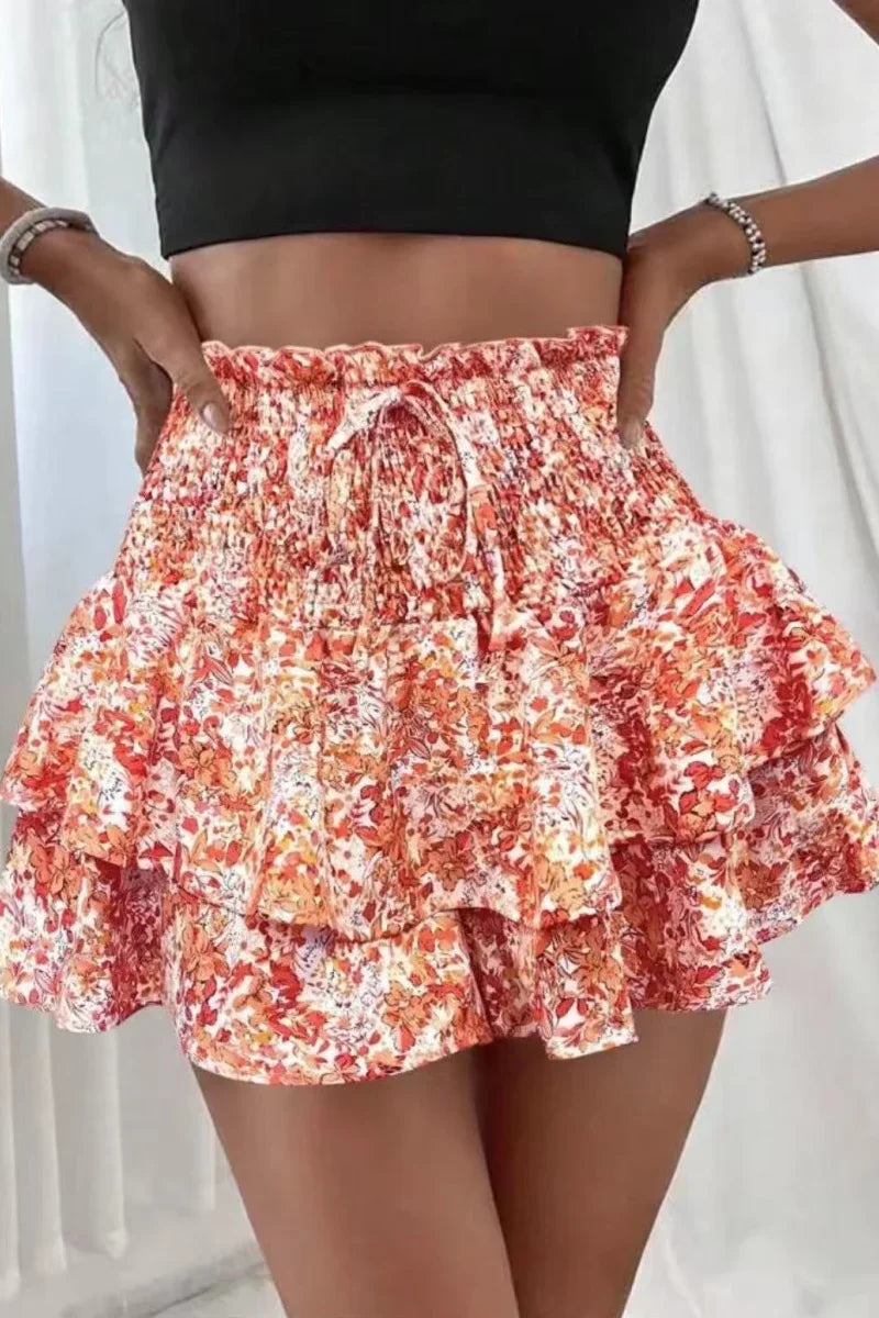Floral Shorts - Piña Colada