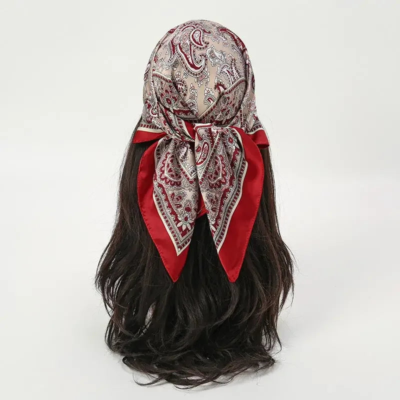 Bohemian Silk Scarf - Piña Colada