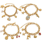Seashell Bracelet Gold-Plated
