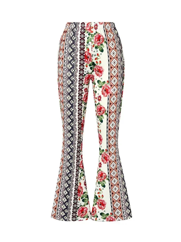 Women Flare Pants Bohemian