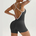 Sexy Backless Jumpsuit Women Yoga - Piña Colada