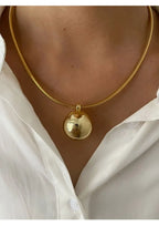 Pearl Pendant Necklace - Piña Colada