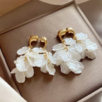 Leaves Tassels Earrings - Piña Colada