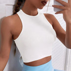Striped Stretch Knit Tank Top - Piña Colada