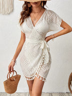 Swim Cover Up Lace - Piña Colada
