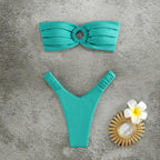 Brazilian Bikini Set Thong - Piña Colada